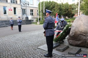 Zastępca Komendanta Głównego Policji nadinsp. Helena Michalak uczciła pamięć poległych policjantów