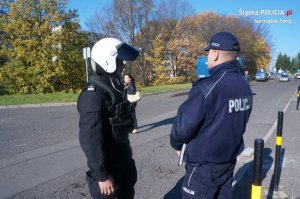 Policyjne zabezpieczenie meczu w Jastrzębiu-Zdroju