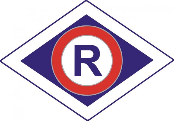 Znak policji ruchu drogowego &quot;R&quot;