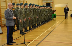 Ślubowanie klasy mundurowej w Zespole Szkół nr 2 w Grajewie