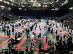 Policjanci z Brzegu na zawodach Taekwon-do w Anglii