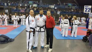 Policjanci z Brzegu na zawodach Taekwon-do w Anglii