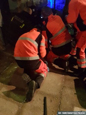 Uratowali nieprzytomnego mężczyznę