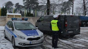 policjanci z Wydziału Ruchu Drogowego KWP zs. w Radomiu podczas akcji