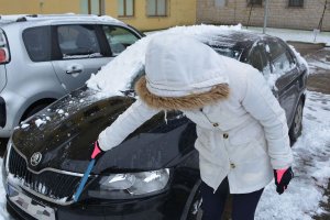 policjanci z Wydziału Ruchu Drogowego KWP zs. w Radomiu podczas akcji