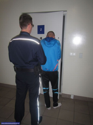 zatrzymany z policjantem