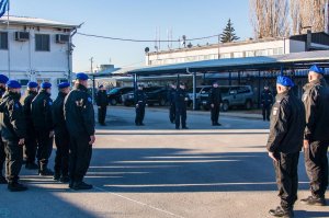 Delegacja z Komendy Głównej Policji ze świąteczną wizytą w JSPP w Kosowie