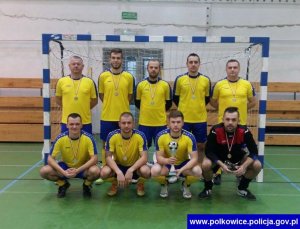 Polkowiccy policjanci Wicemistrzami Polski na Halowych Mistrzostwach MSWiA w piłce nożnej