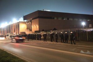 Małopolscy policjanci zabezpieczali mecz derbowy pomiędzy Cracovią a Wisłą