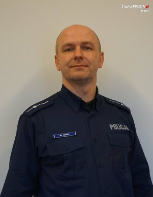 mł. asp. Mariusz Cupiał.