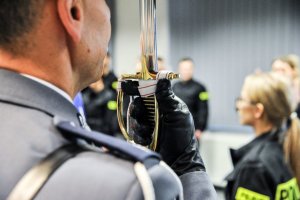 Ślubowanie nowo przyjętych policjantów