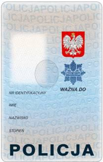 wzór legitymacji policjanta