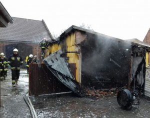 zdjęcia z działań namysłowskich służb przy niedawnych pożarach