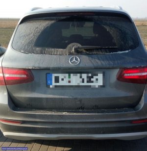 odzyskany mercedes