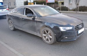 odzyskany samochód audi