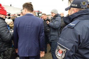 Policjanci zabezpieczali wizytę Prezydenta RP