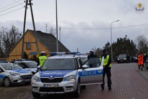 Policjanci zabezpieczali wizytę Prezydenta RP