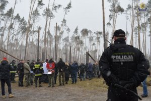 Policjanci zabezpieczali wizytę Prezydenta RP