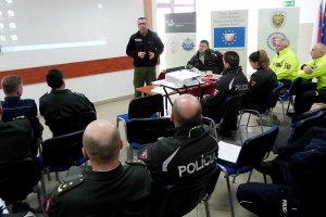 szkolenie w zakresie procedur, organizacji służby oraz wykonywania zadań w ramach wspólnych polsko - słowackich patroli na terenach przygranicznych
