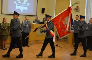 Ślubowanie nowo przyjętych policjantów