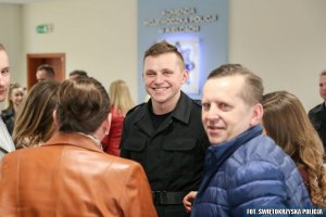 Ślubowanie nowo przyjętych policjantów