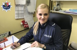 Policjantka, która pomogła mężczyźnie