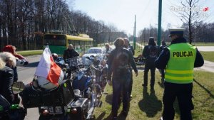 Wspólna akcja mundurowych i motocyklistów