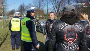 Wspólna akcja mundurowych i motocyklistów