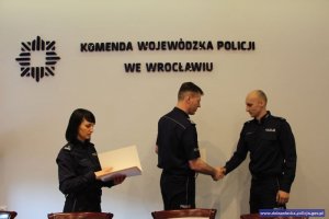 Dolnośląscy policjanci-sportowcy zostali wyróżnieni