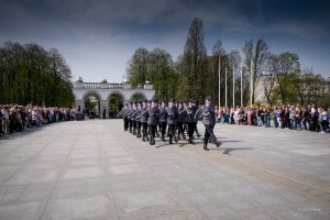 Policyjny posterunek przed Grobem Nieznanego Żołnierza