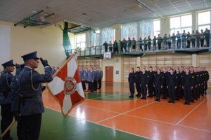 Nowi funkcjonariusze w łódzkim garnizonie Policji