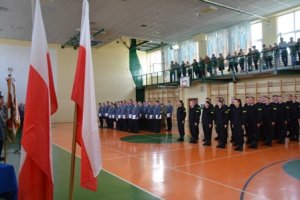 Nowi funkcjonariusze w łódzkim garnizonie Policji