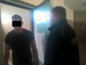 Zatrzymany przez policjantów mężczyzna