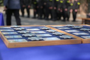 Uroczysty apel i ślubowanie nowo przyjętych policjantów garnizonu małopolskiego