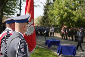 Uroczysty apel i ślubowanie nowo przyjętych policjantów garnizonu małopolskiego