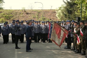 Uroczysty apel i ślubowanie nowo przyjętych policjantów garnizonu małopolskiego