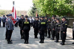 Uroczysty apel i ślubowanie nowo przyjętych policjantów garnizonu małopolskiego