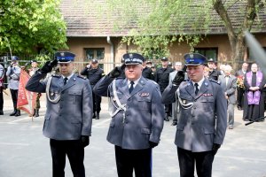 Uroczysty apel i ślubowanie nowo przyjętych policjantów garnizonu małopolskiego