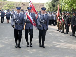 Uroczysty apel i ślubowanie nowo przyjętych policjantów garnizonu małopolskiego