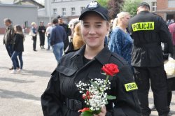 Uroczystość ślubowania nowo przyjętych policjantów