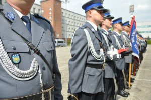 Uroczystość ślubowania nowo przyjętych policjantów