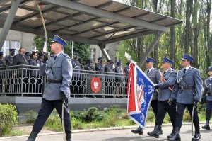 Uroczystość ślubowania nowo przyjętych policjantów