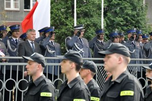 Uroczystość ślubowania nowo przyjętych policjantów