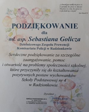 Podziękowania.