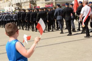 Policjanci w hołdzie Konstytucji 3-go Maja