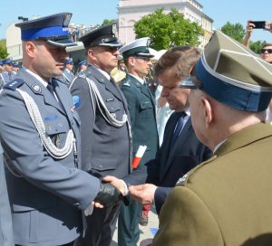 Policjanci w hołdzie Konstytucji 3-go Maja