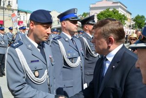 Policjanci w hołdzie Konstytucji 3-go Maja