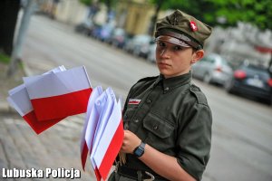 Policjanci w hołdzie Konstytucji 3-go Maja