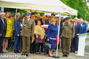 Policjanci w hołdzie Konstytucji 3-go Maja