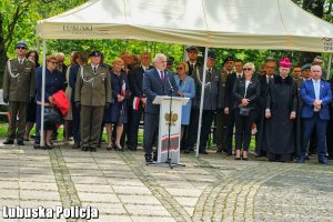 Policjanci w hołdzie Konstytucji 3-go Maja